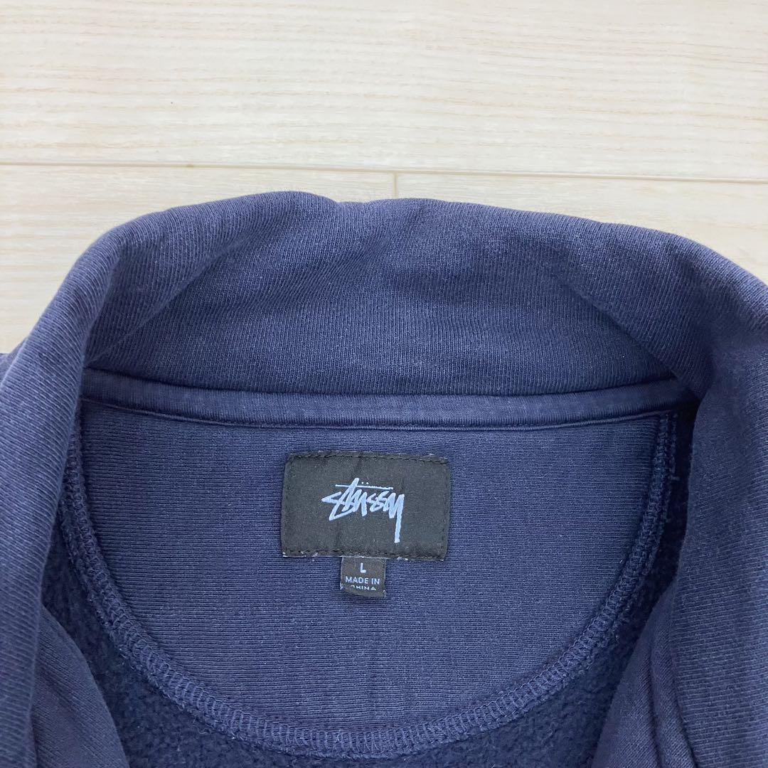 STUSSY ステューシー 長袖ハーフジップスウェット
