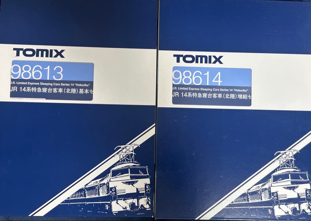 TOMIX98613+98614 JR14系寝台特急(北陸)基本増結セット12両