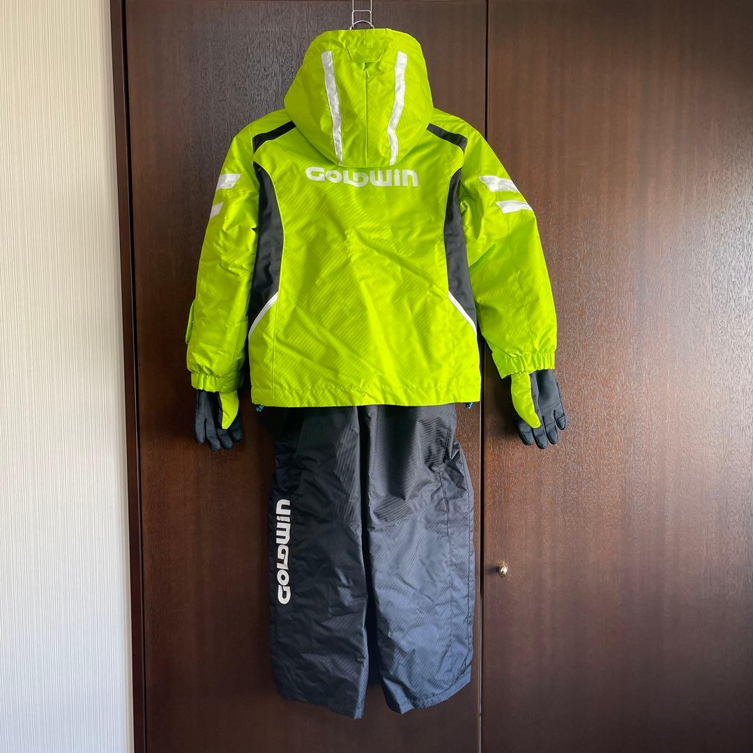 GOLDWIN 子ども用スキーウェア 上下セット グローブ付き(おまけ) GOLDWIN スキーウェア 上下セット 子ども用 130cm - メルカリ
