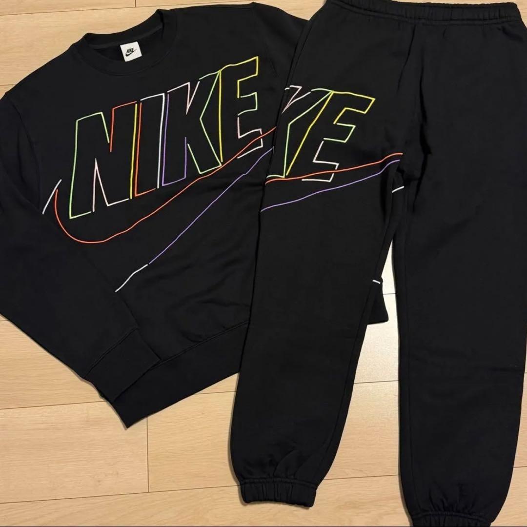 NIKE ナイキ セットアップ 上下 トレーナー スウェットパンツ 黒　M　新品