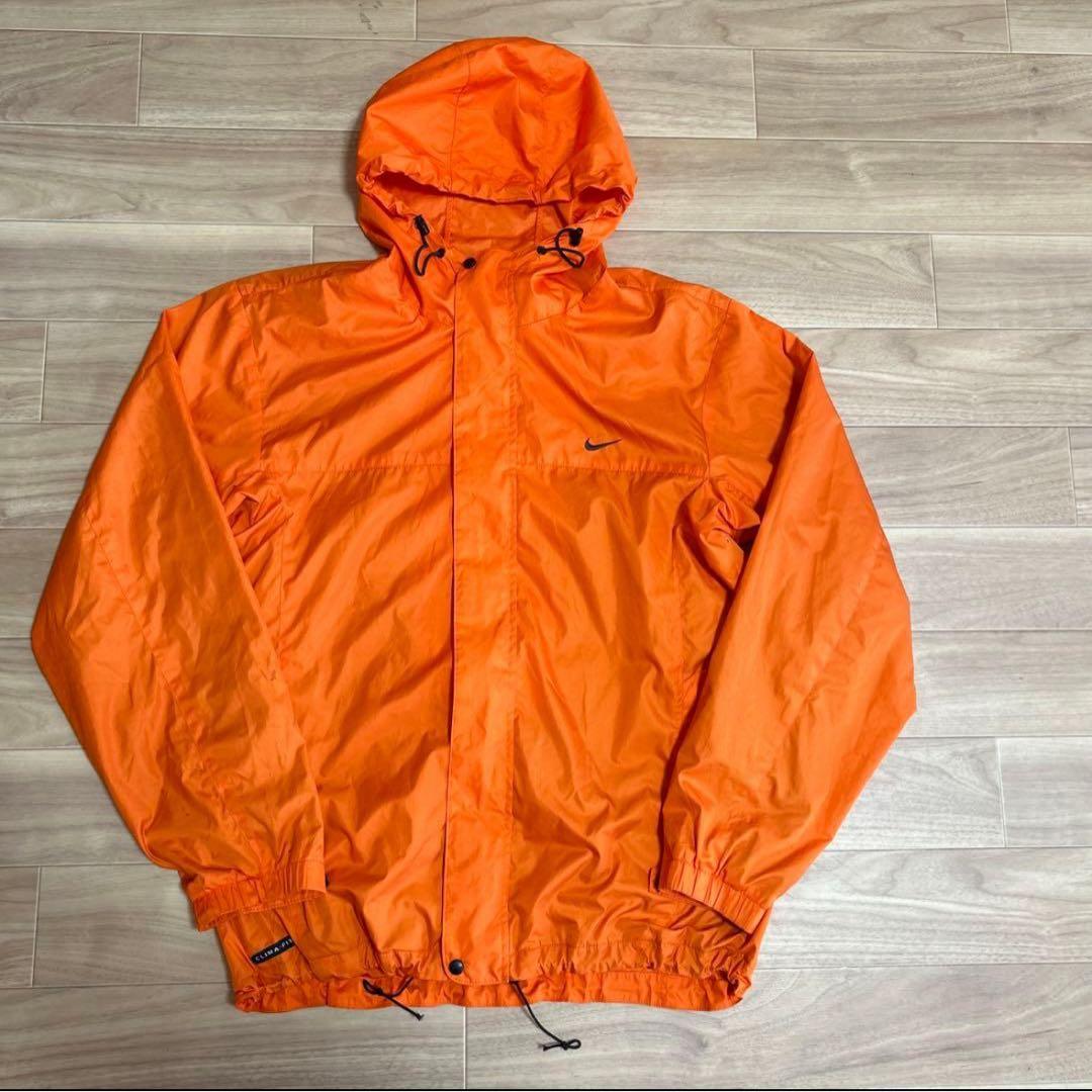 old nike ナイキ　マウンテンパーカー　オレンジ　古着　90s y2k