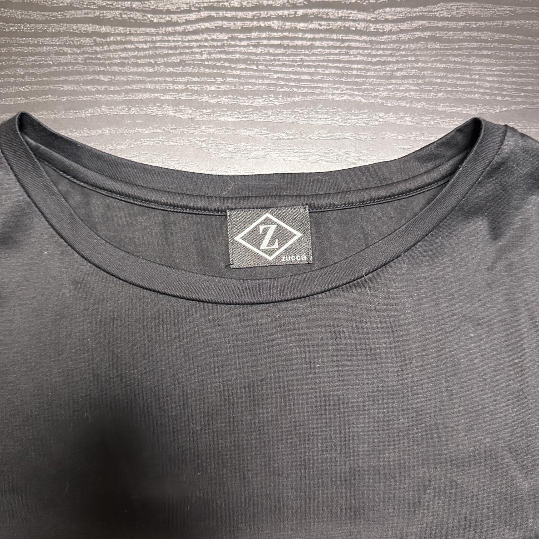 ZUCCa (L)Z_icon Tシャツワンピース カットソー サイド文字ライン