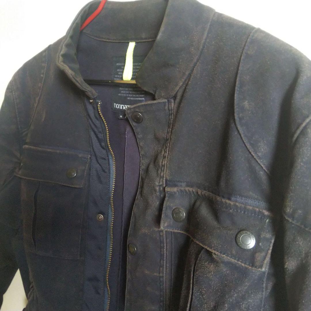 nonnative/ライダースジャケット Lサイズ相当 ネイビー 日本製