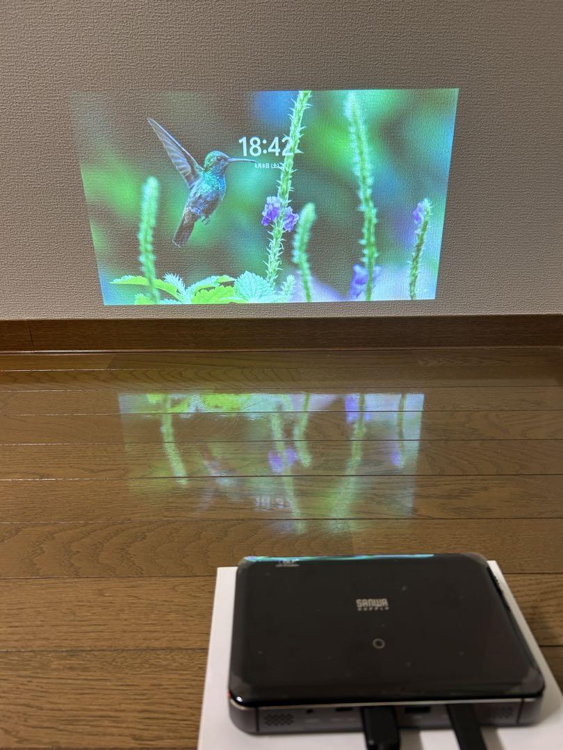 モバイルプロジェクター（400ルーメン・USB Type-C・HDMI・小型