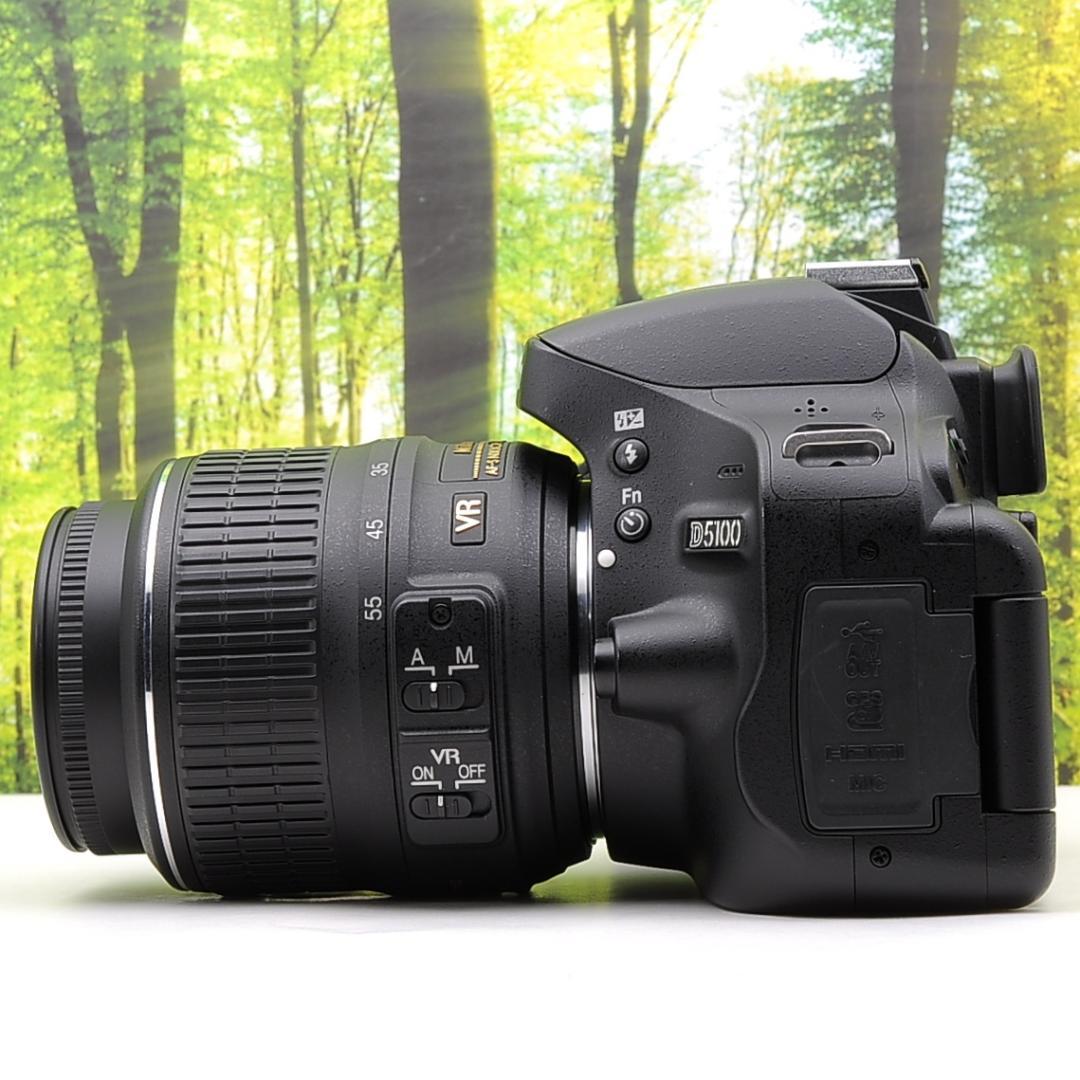 ショット数1780枚！スマホ転送セット☆Nikon D5100☆液晶画面が