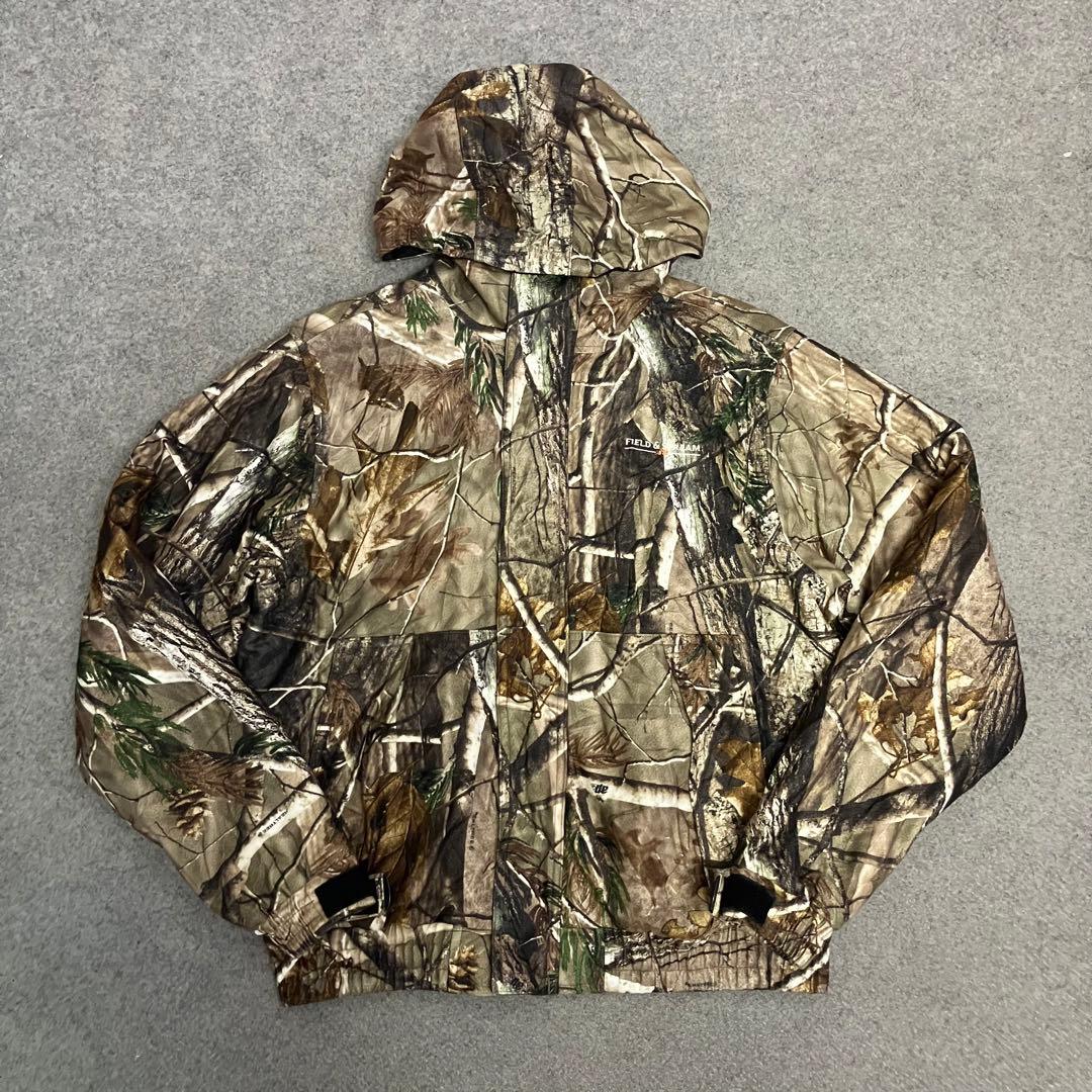 P2364 FIELD&STREAM リアルツリー　ジップパーカー　ミリタリー