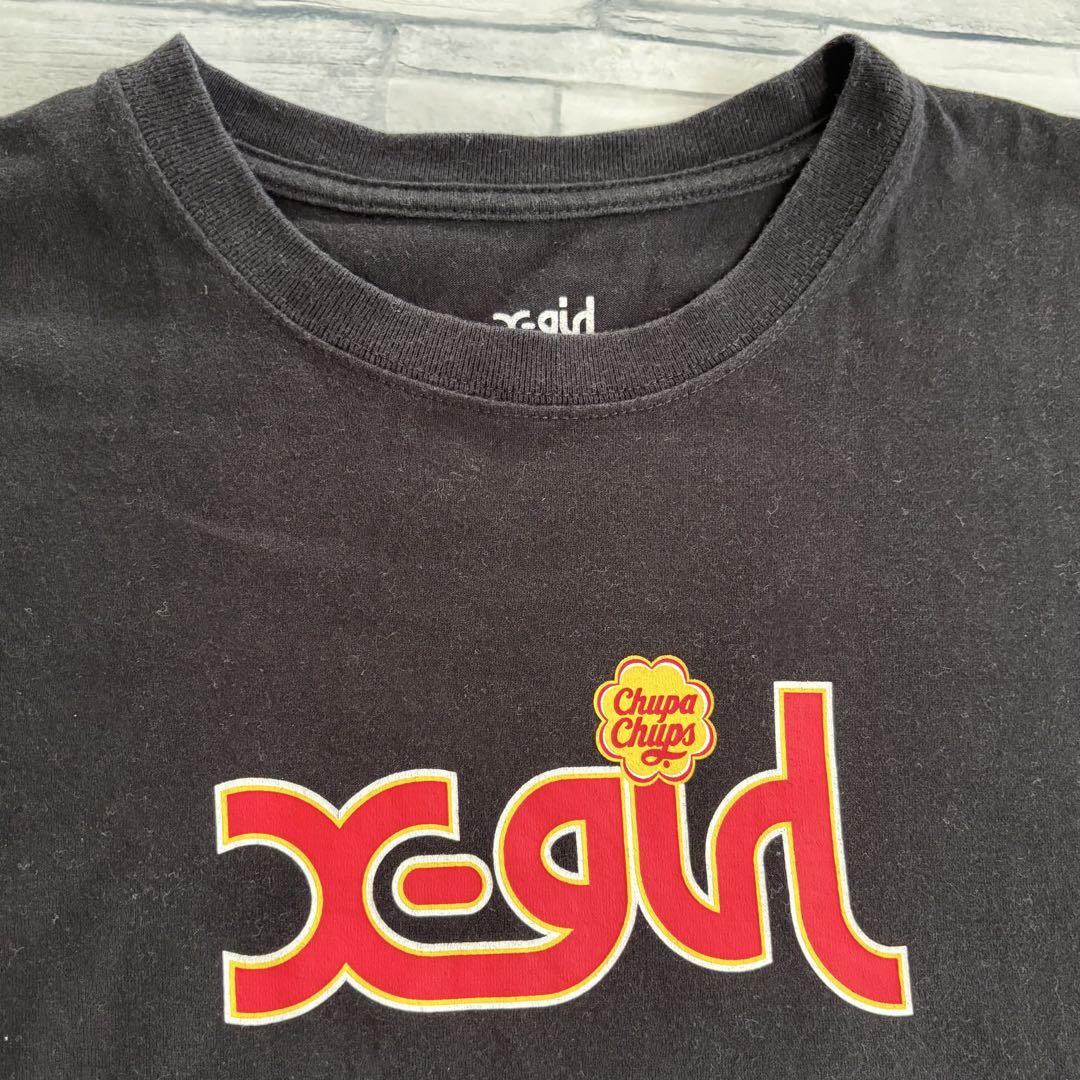 X-girl★エックスガール★チュッパチャプス★ペコちゃん★Tシャツワンピ X-girl エックスガール チュッパチャプス Tシャツワンピース