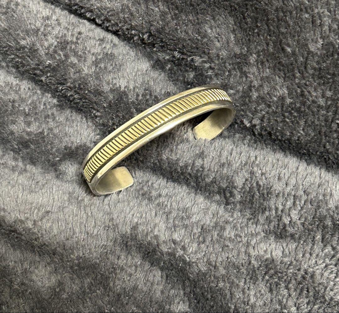 ブルースモーガン　バングル　14K ナバホ族
