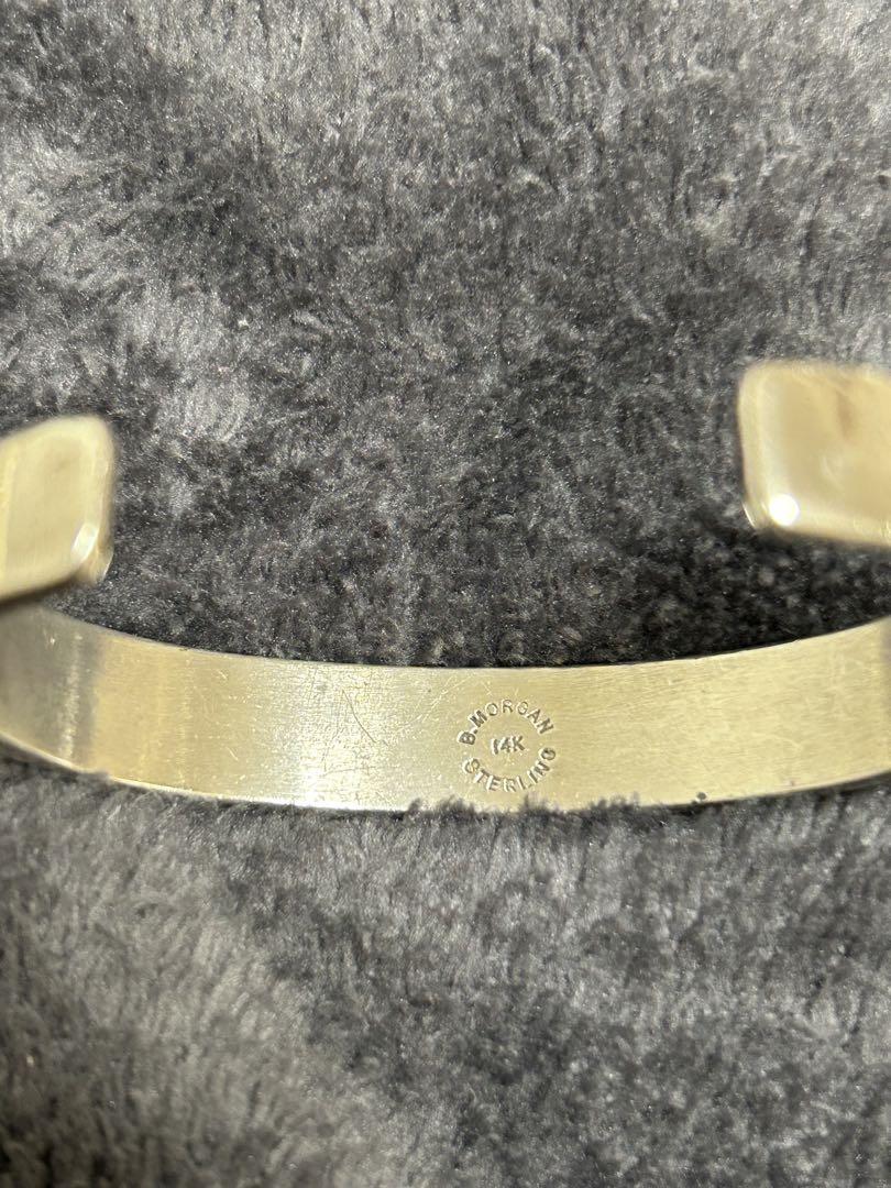 ブルースモーガン　バングル　14K ナバホ族