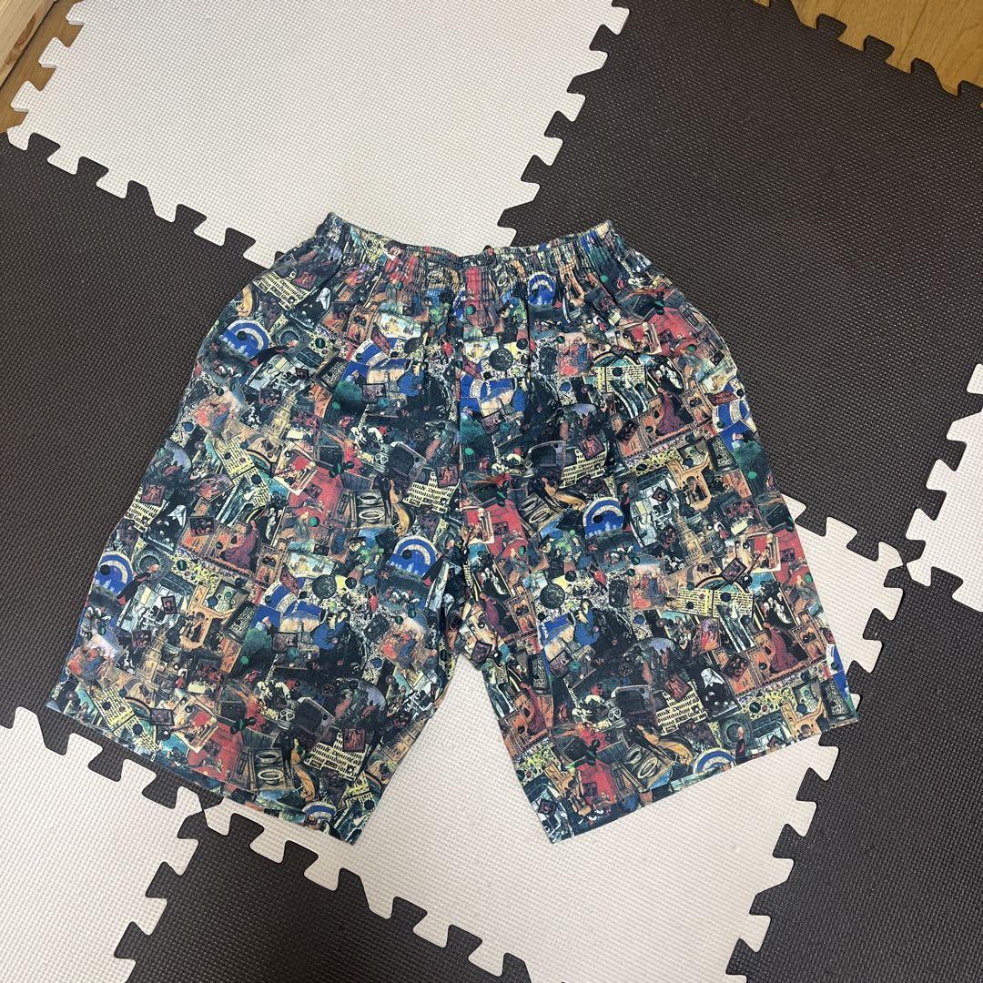 old stussy 80s 宗教柄　ショーツ　ハーフパンツ　ステューシー　古着