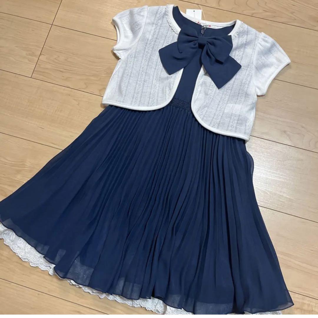 も*ん様 入学式　結婚式　anyFAM 組曲　120 ワンピース　ボレロ セット も*ん様 入学式 結婚式 anyFAM 組曲 120 ワンピース ボレロ