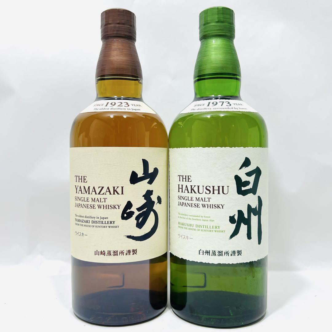 サントリー - 山崎3本&amp;白州3本　計6本　700ml サントリー 山崎 白州 三本セット‼️