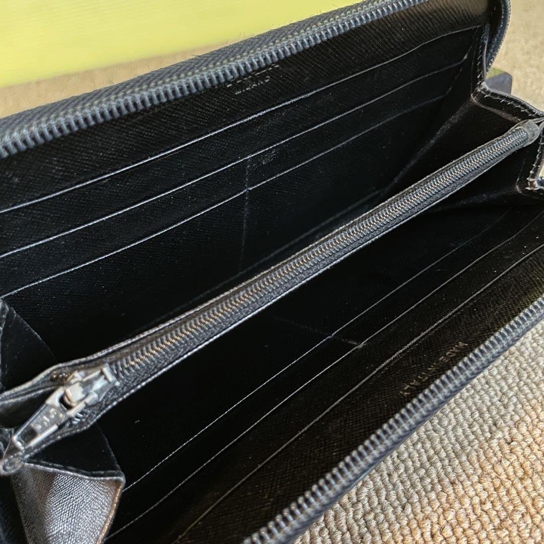 正規品❤️美品⭐️プラダ長財布 PRADA 男女　ラウンドファスナー　財布　黒