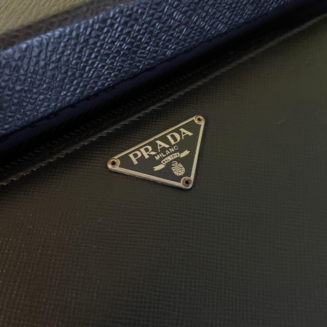 正規品❤️美品⭐️プラダ長財布 PRADA 男女　ラウンドファスナー　財布　黒