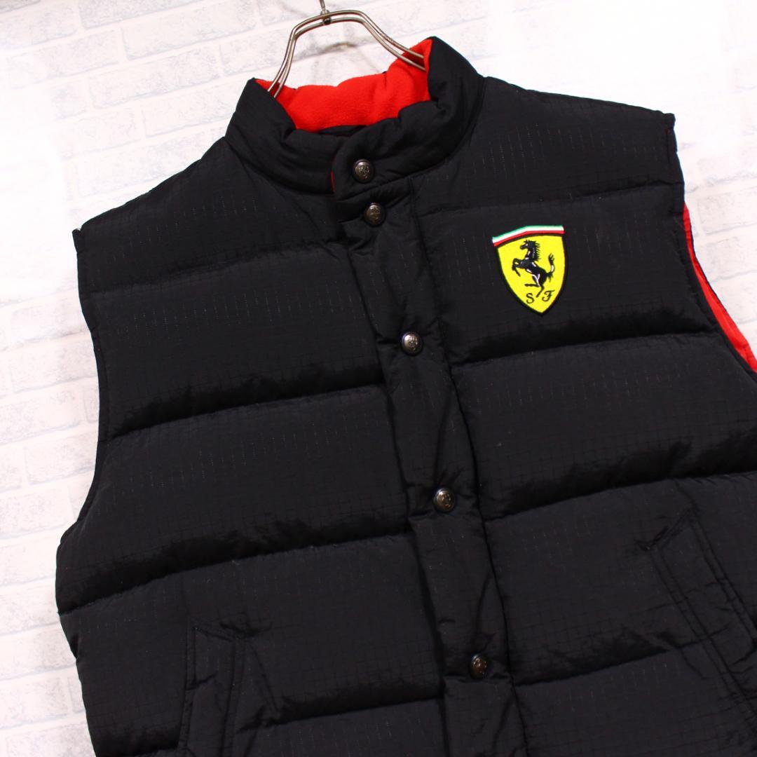 Ferrari フェザー ダウン ベスト フェラーリ レーシング カーレース