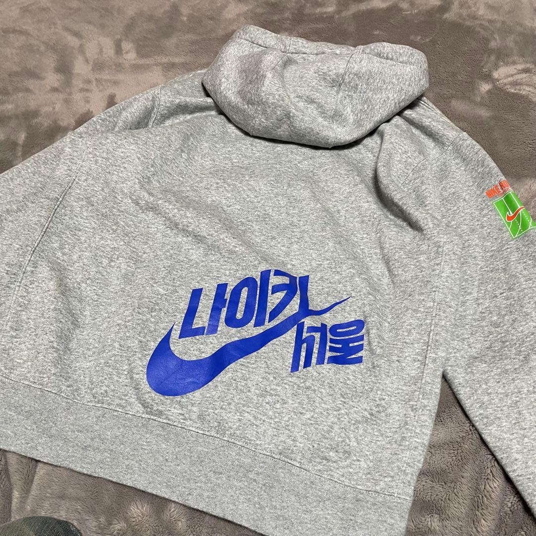 NIKE 韓国カスタム刺繍 ハングル バックプリント KPOP LサイズL・NIKE
