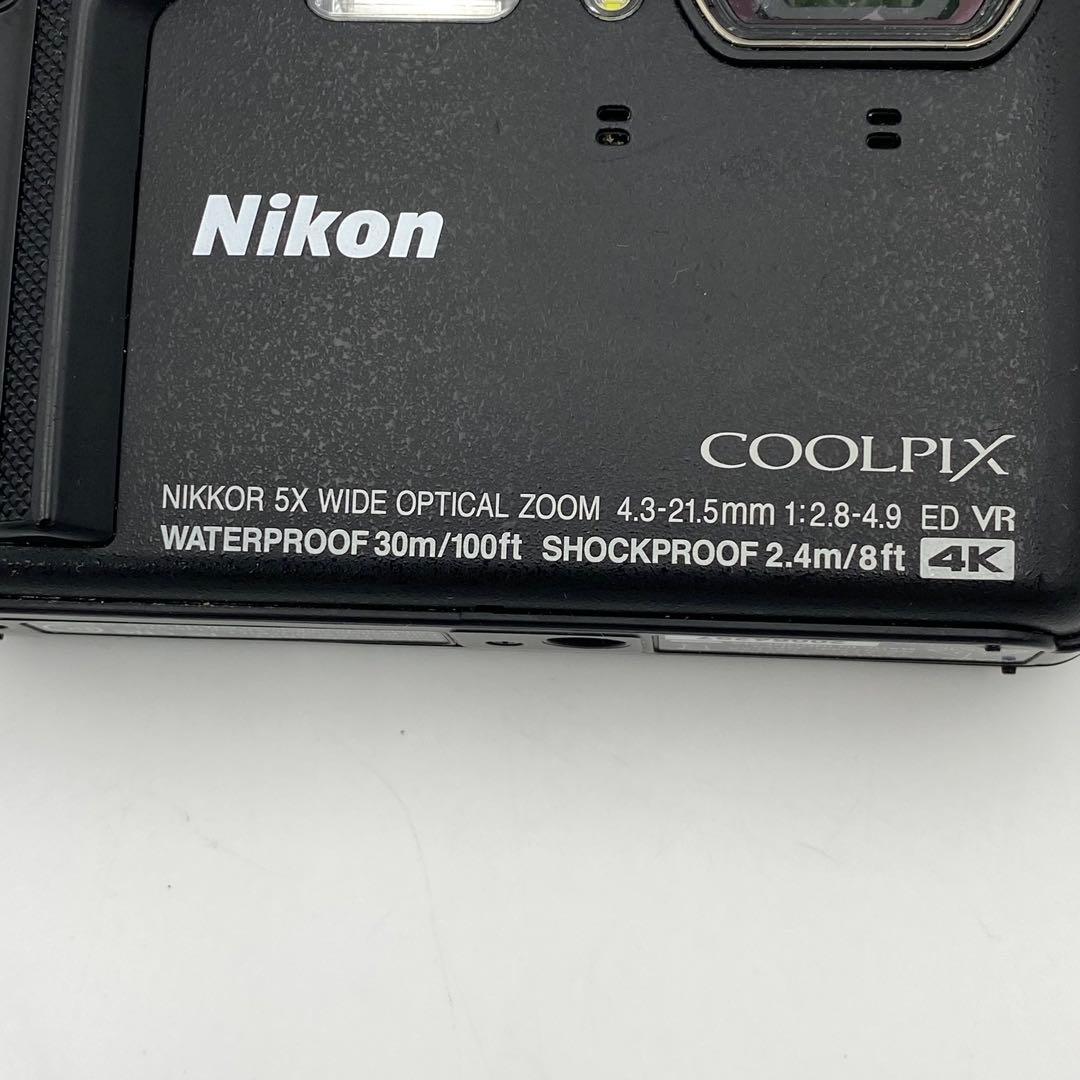 【動作未確認】Nikon COOLPIX W300 デジタルカメラ ブラック 動作未確認】Nikon COOLPIX W300 デジタルカメラ ブラック