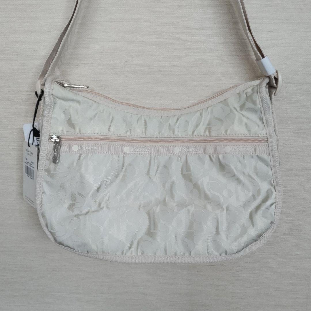 レスポートサック CLASSIC HOBO モノグラム ジャカード アイボリー