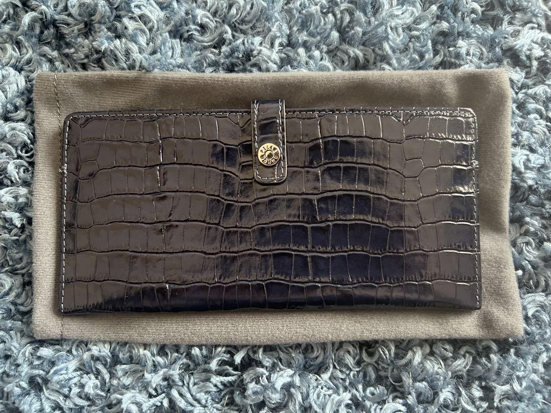 ペレボルサ PELLE BORSA クロコダイル 型押し 薄型長財布 - メルカリ