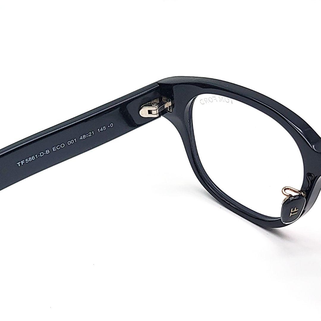 TOM FORD TF5861D/Bブラックフレーム メガネ(度あり)