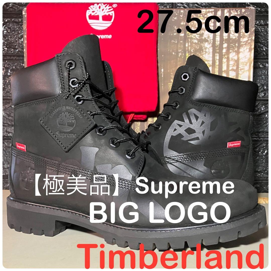 【極美品Timberland】27.5cm Supreme® Big Logo
