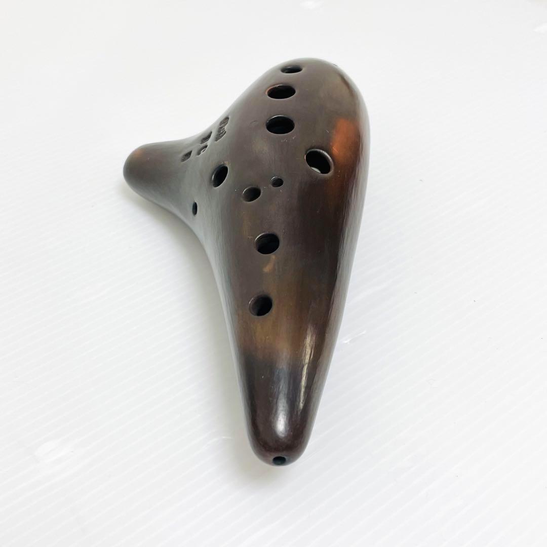 人気商品】 ピエタオカリナアルト4C EXcellent 黒モデル 管楽器