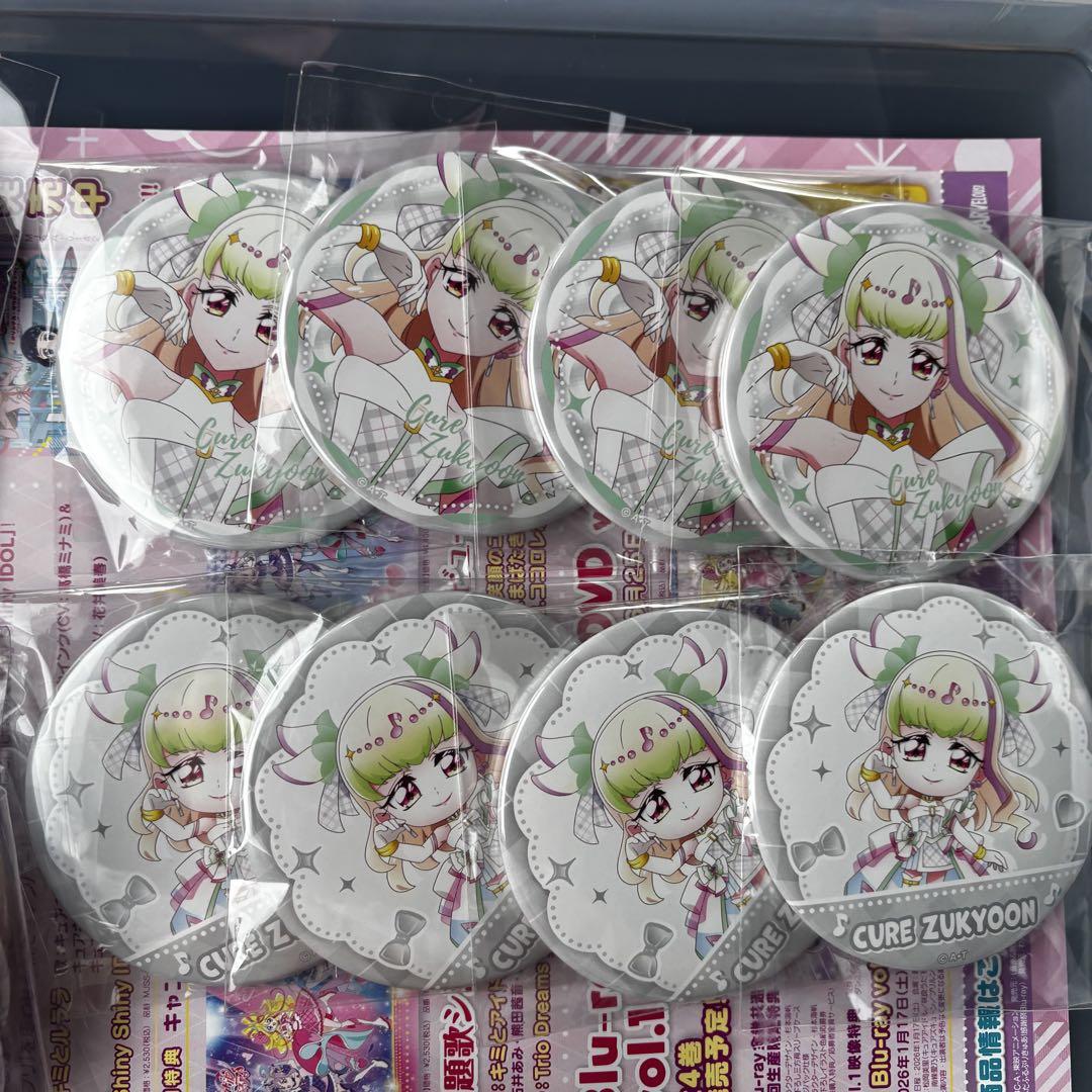 ドリームステージ　ドリステ　缶バッジ　キュアズキューン