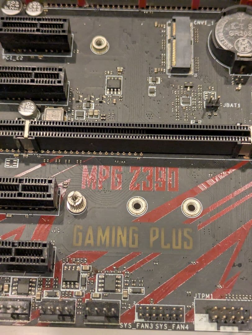 MSI MPG Z390 GAMING PLUS マザーボード