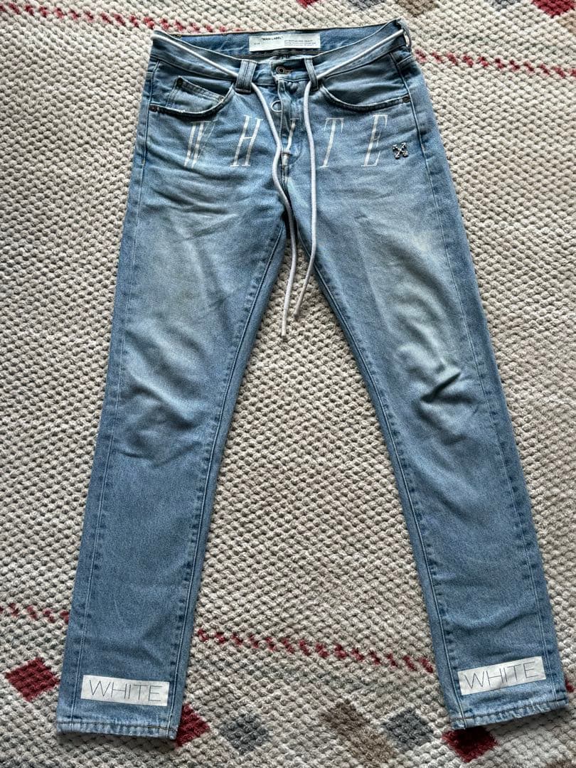OFF-WHITE ライトブルーデニム
