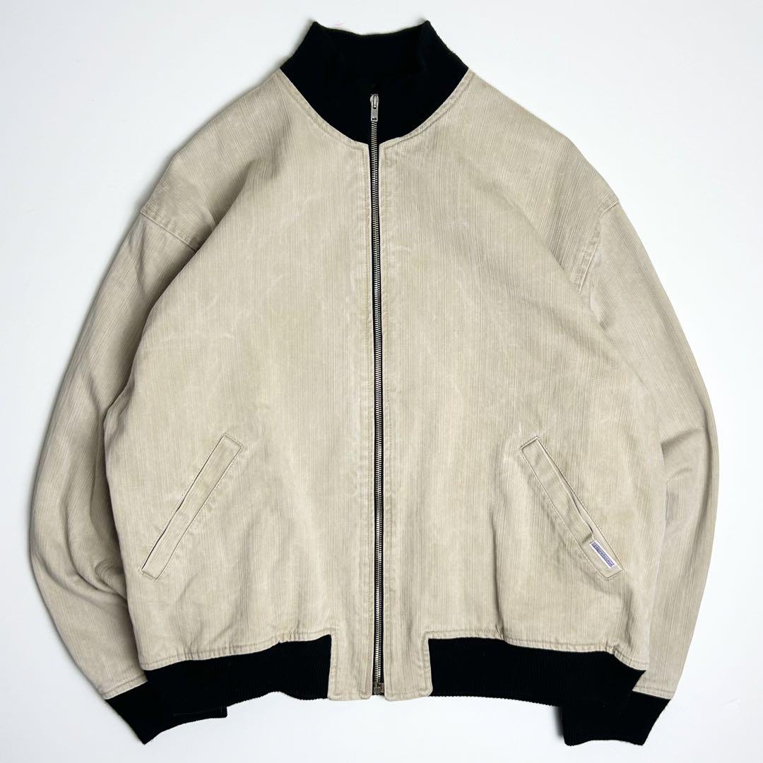 【希少•XL】グッドイナフUK/コットンジップジャケット/初期/90s/ベージュ