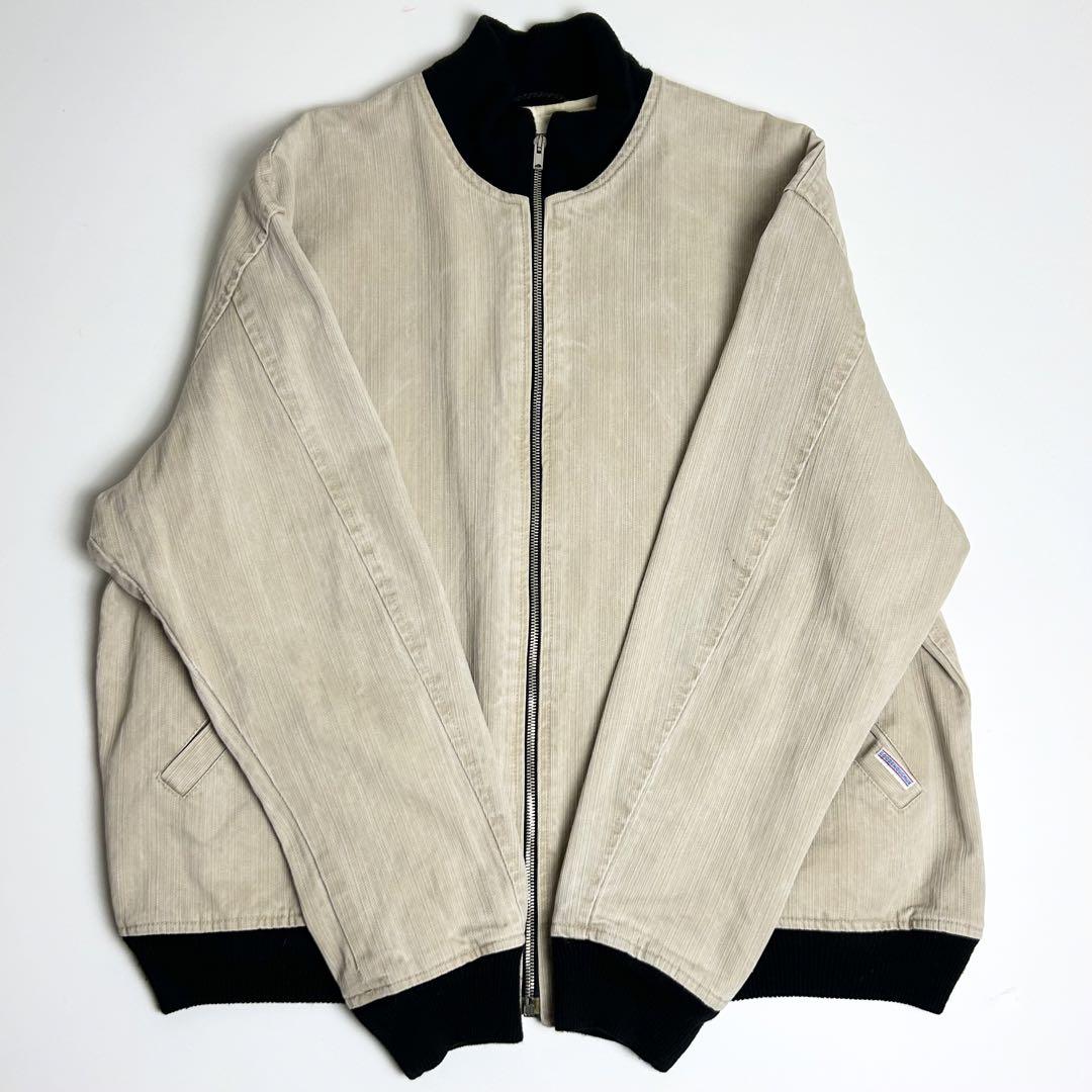 【希少•XL】グッドイナフUK/コットンジップジャケット/初期/90s/ベージュ
