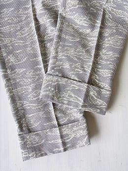 パンツ 15jyugo print cord camouflage pants