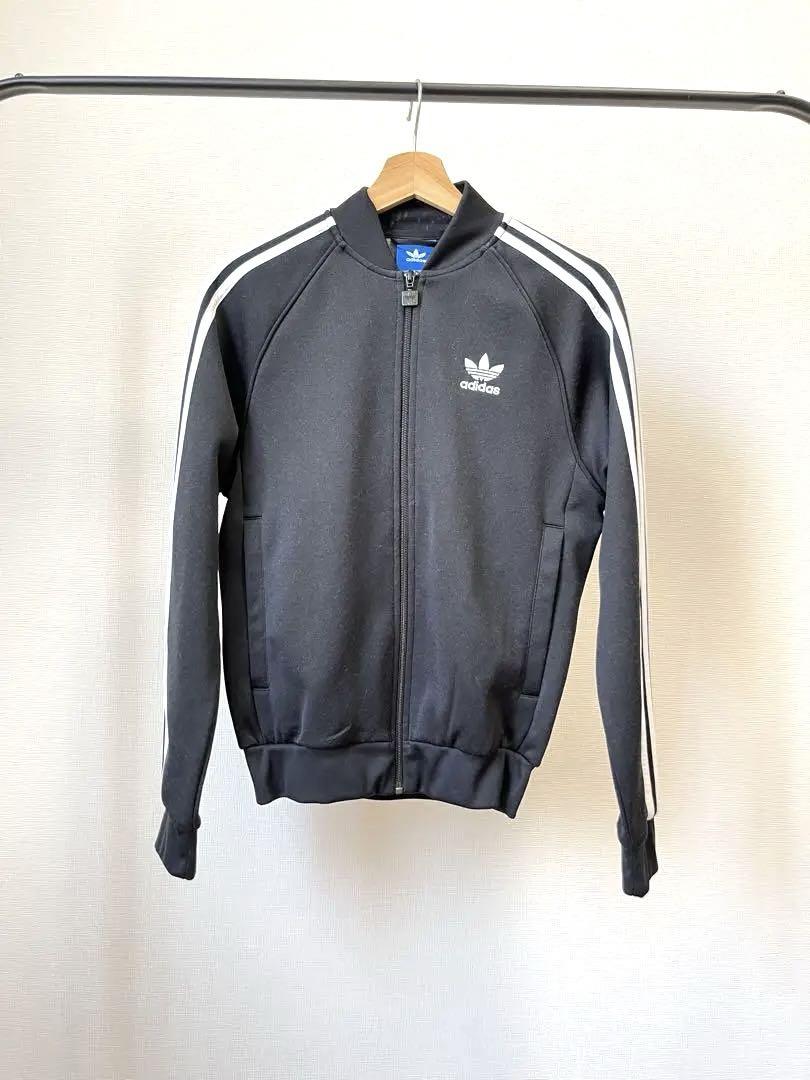 【美品】adidas アディダスオリジナルス　トラックジャケット　S ブラック