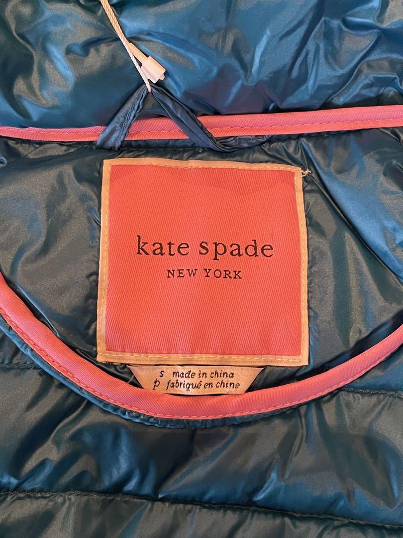 【人気急上昇】 未使用kate spade 青 ダウンジャケット ジャケット・アウター