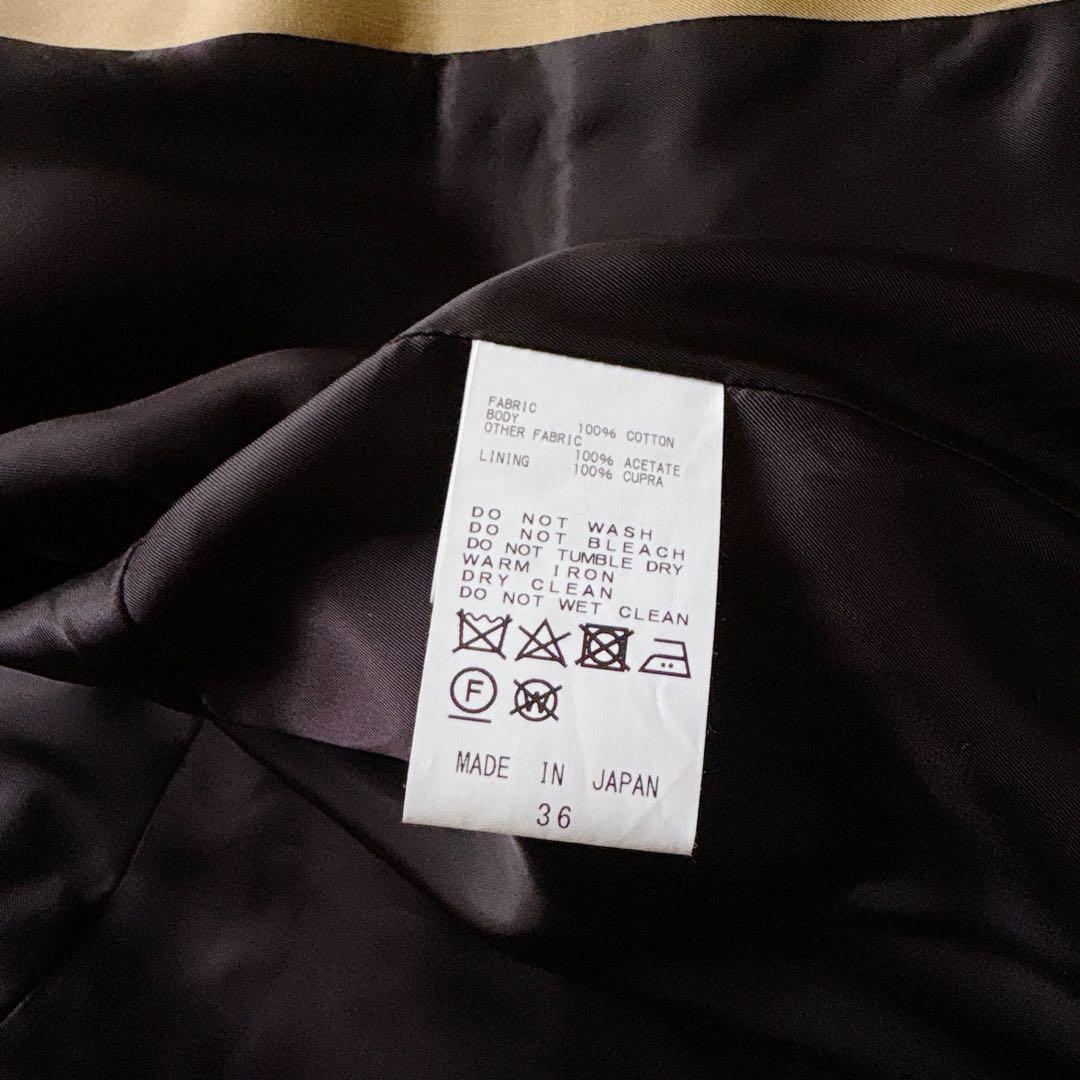 極美品★CINOH｜定価8万 キャメル NO COL PIPING JACKET