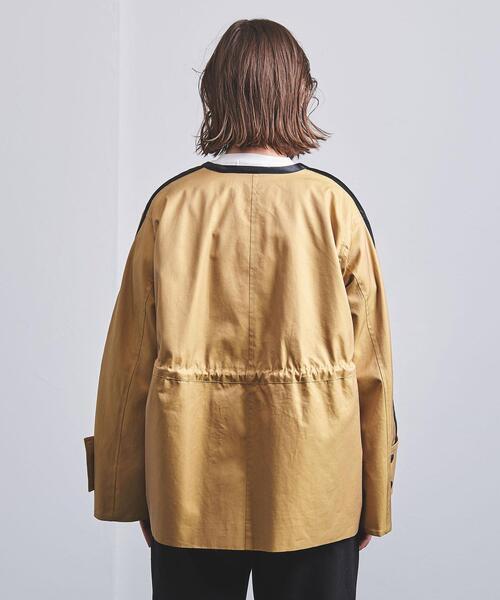 極美品★CINOH｜定価8万 キャメル NO COL PIPING JACKET