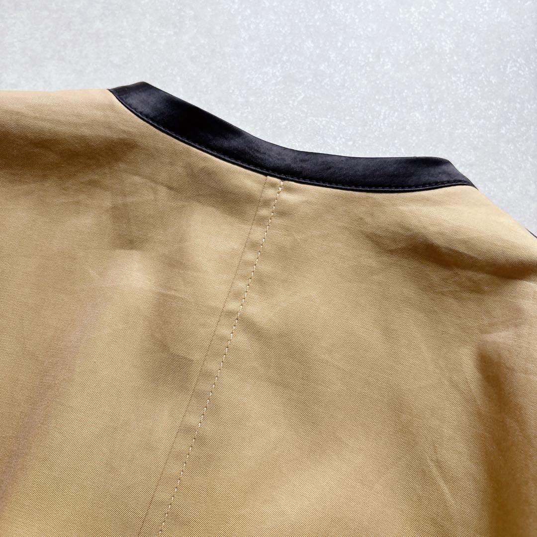 極美品★CINOH｜定価8万 キャメル NO COL PIPING JACKET