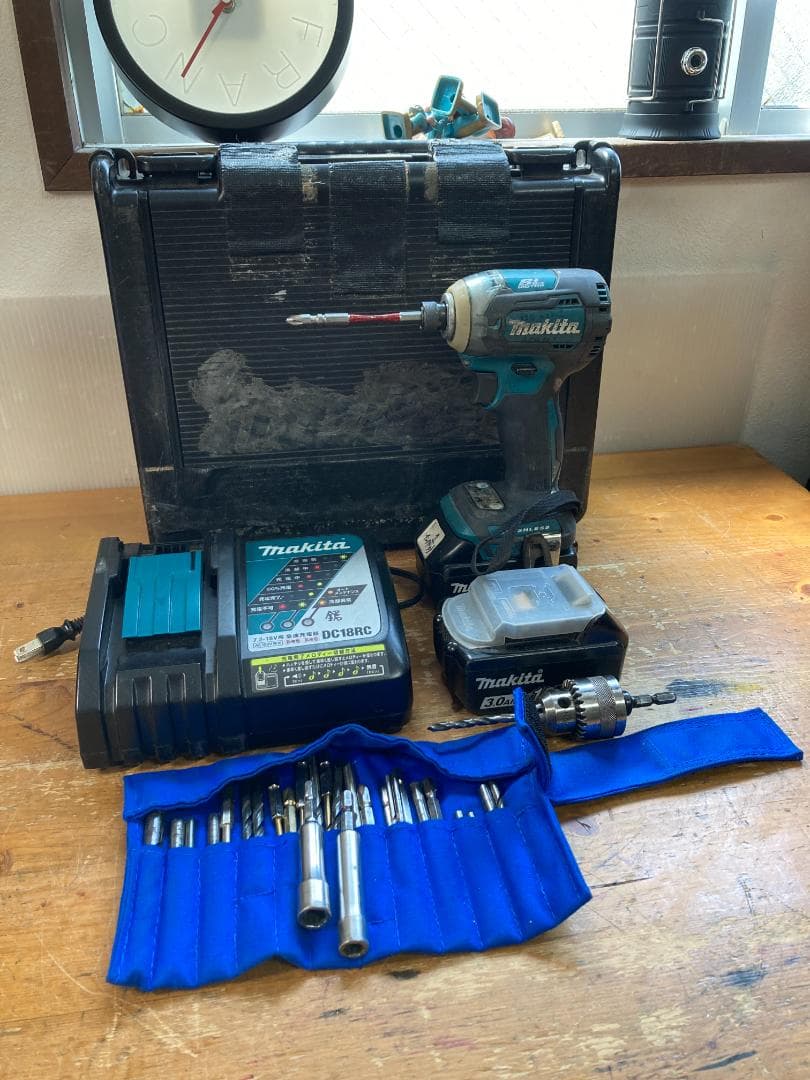 Makita 充電式 インパクト ドライバ TD170D バッテリー 2個付