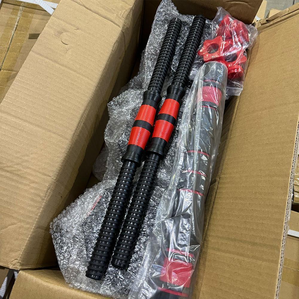ダンベル 15kg 2個セットバーベルも可能 計30kg 可変式 K10