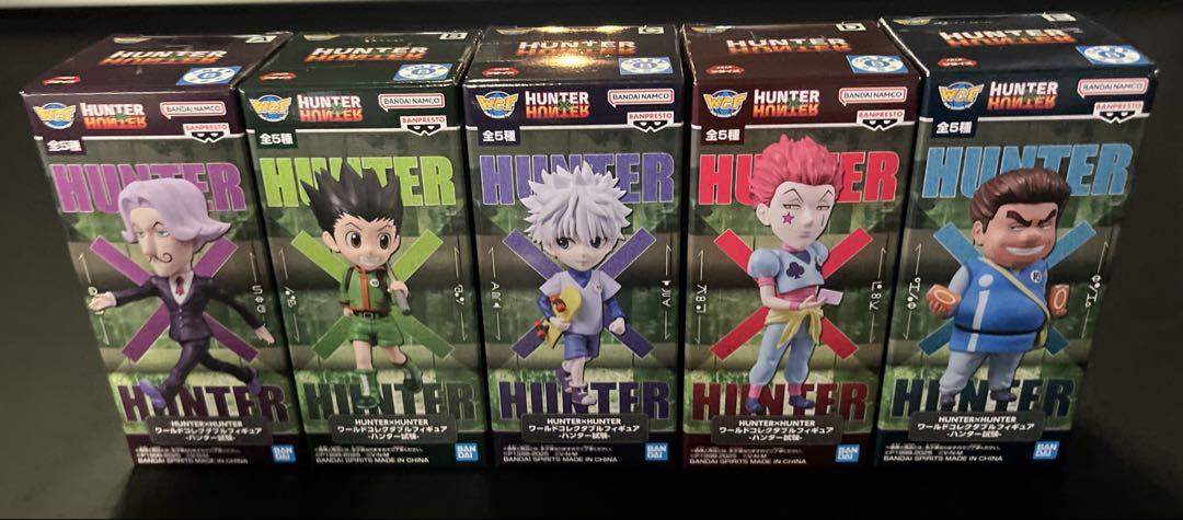 ★HUNTER×HUNTERワールドコレクタブルフィギュア ハンター試験 全5種