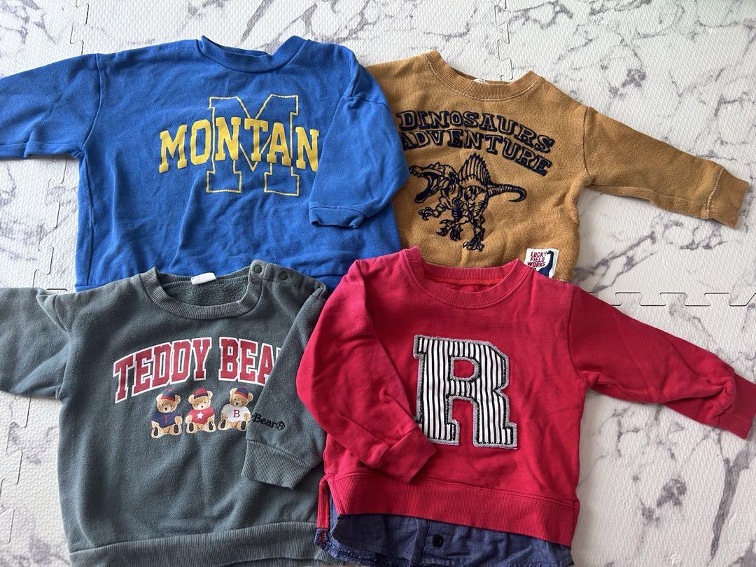 男の子トレーナー 90〜100サイズ 子供服まとめ売り 秋冬物