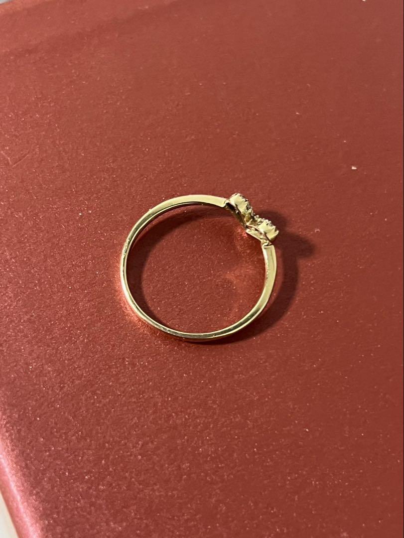 K18 ダイヤ　リング　0.1ct
