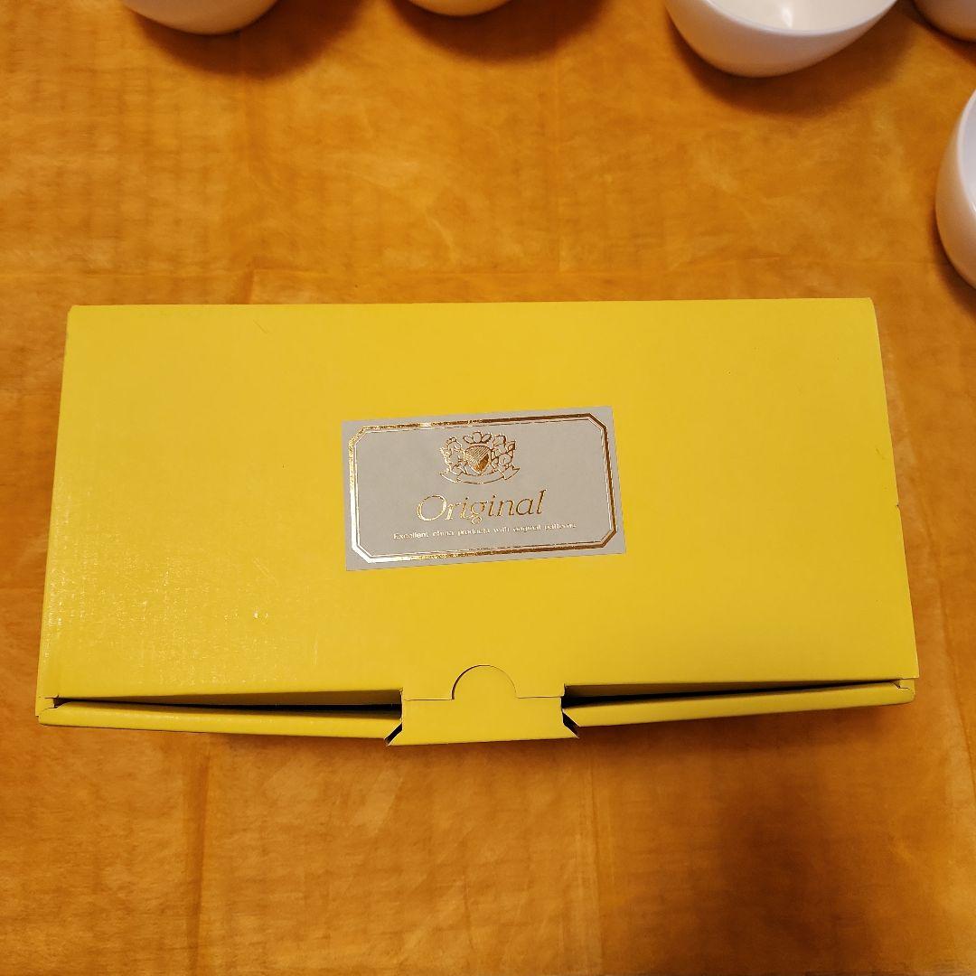 【新品未使用】カフェ丼セット5つ白どんぶり外箱あり