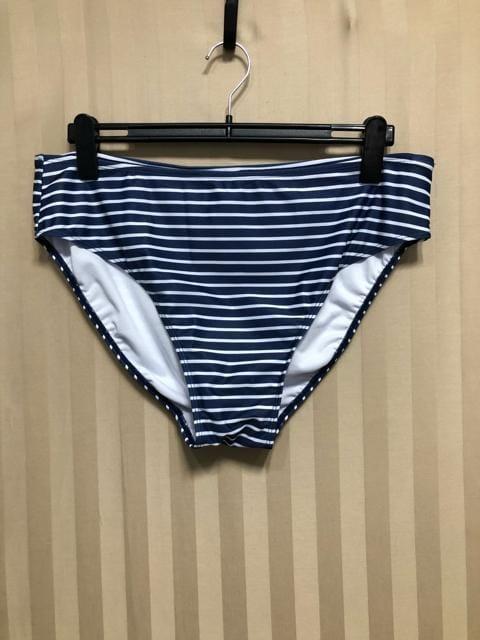 新品☆8L紺系♪カーゴパンツ付タンクトップ水着4点セット♪リゾートにも☆a993