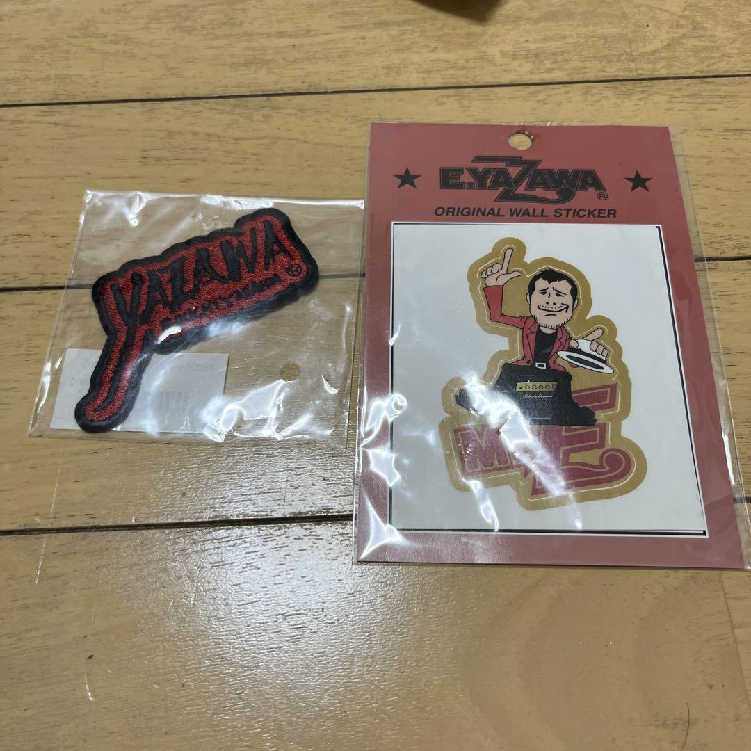 矢沢永吉 BIG刺繍ワッペンシール(ロゴ)ホワイト　2点セット 矢沢永吉 E.YAZAWA BIG刺繍ワッペンシール ロゴ ホワイト - メルカリ