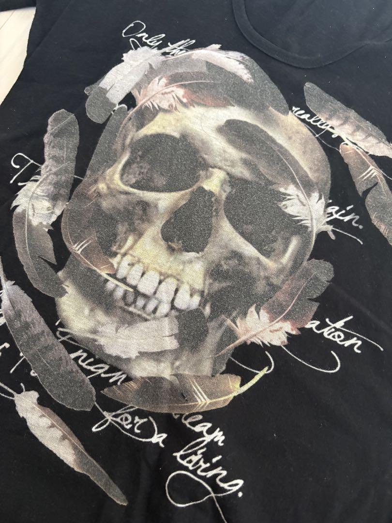civarize スカル フェザー tシャツ lgb fuga - メルカリ