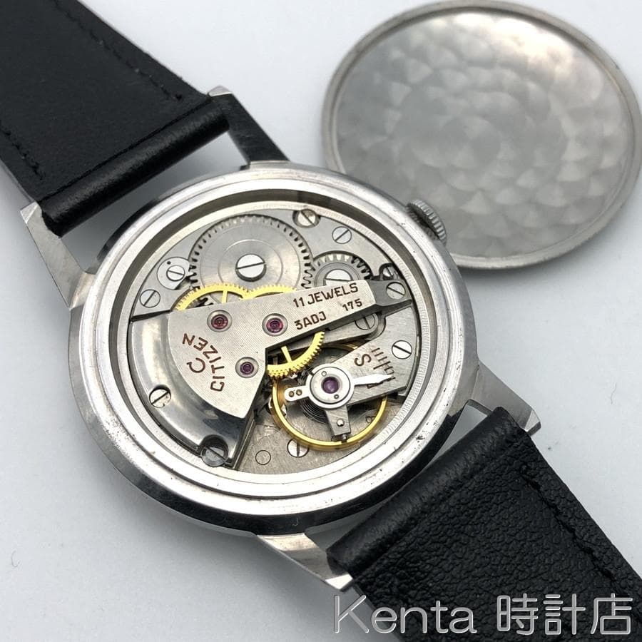 【変り文字盤】 Citizen センターセコンド 1950年代 ビンテージ手巻き