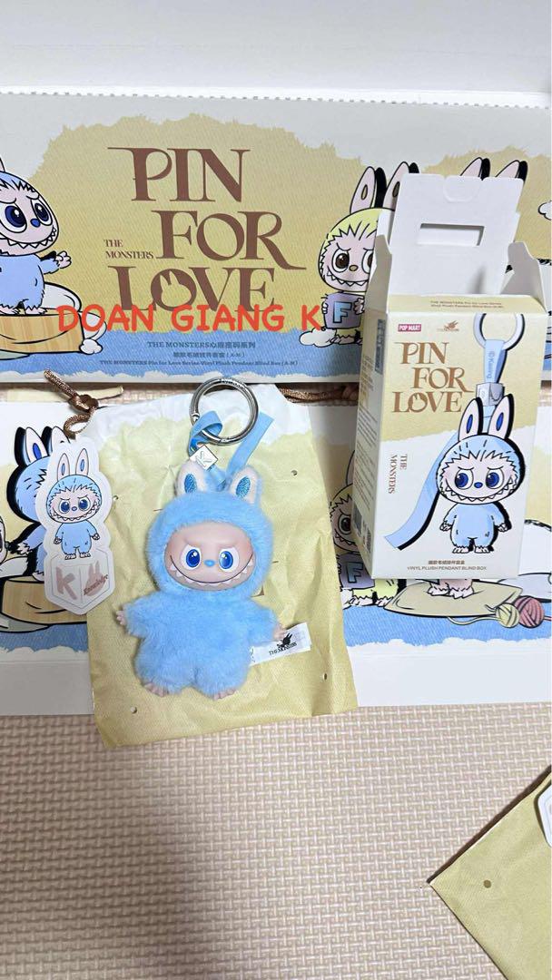 【正規品】LABUBU PIN FOR LOVE イニシャルキーホルダーK LABUBU イニシャルラブブ PIN FOR LOVE K 水色 正規品 - メルカリ