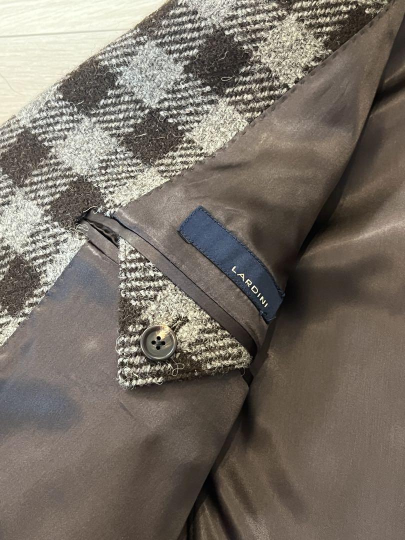 LARDINI ラルディーニ チェスターコート チェック柄【極美品