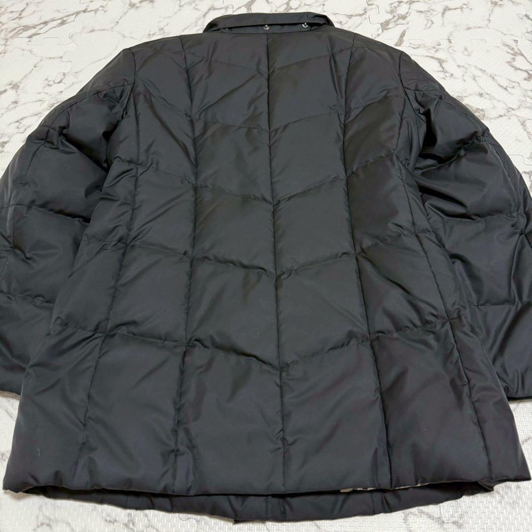 BURBERRY ダウン ノバチェック ブラック バーバリー ロンドン M相当 BURBERRY ダウン ノバチェック ブラック バーバリー ロンドン M相当